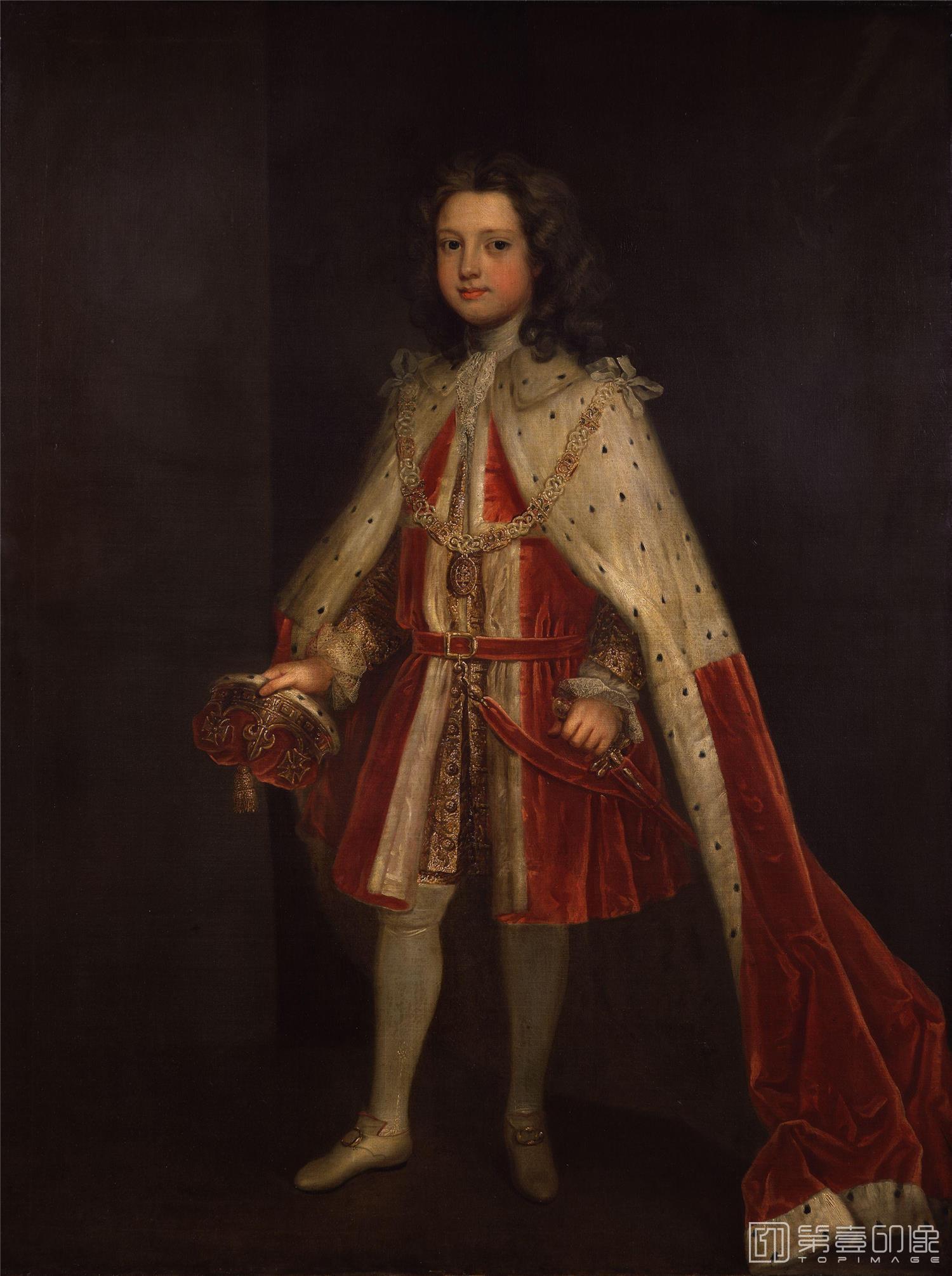 油画-国家肖像艺术博物馆-William Augustus, Duke of Cumberland by Charles Jervas-1640